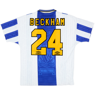 1994-96 Manchester United Third Shirt Beckham #24 - 8/10 - (L)