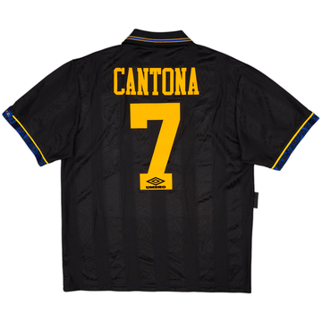 1993-95 Manchester United Away Shirt Cantona #7 - 7/10 - (L)
