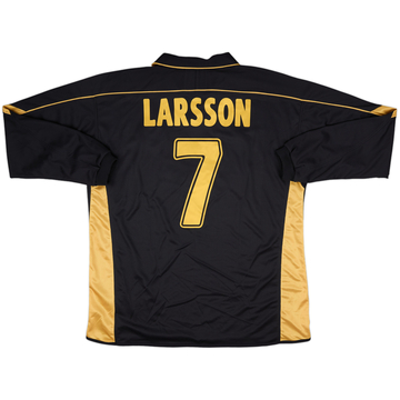 2003-04 Celtic Away L/S Shirt Larsson #7 - 10/10 - (XL)