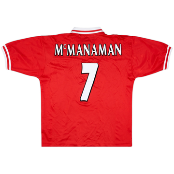 1996-98 Liverpool Home Shirt McManaman #7 - 8/10 - (L)