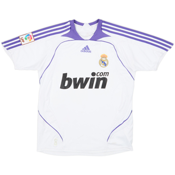 2007-08 Real Madrid Home Shirt - 6/10 - (XL.Boys)