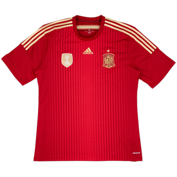 2013-15 Spain Home Shirt - 10/10 - (XL)