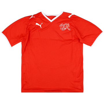 2008-10 Switzerland Home Shirt - 8/10 - (YXXL)