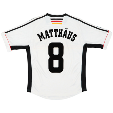 1998-00 Germany Home Shirt Matthaus #8 - 8/10 - (Y)