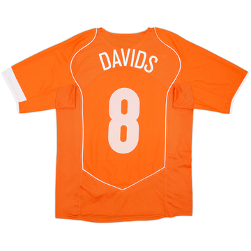 2004-06 Netherlands Home Shirt Davids #8 - 8/10 - (M)