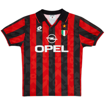 1994-95 AC Milan Home Shirt - 9/10 - (Y)