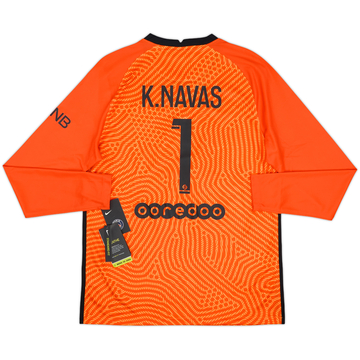 2020-21 Paris Saint-Germain GK Shirt K. Navas #1 (L)