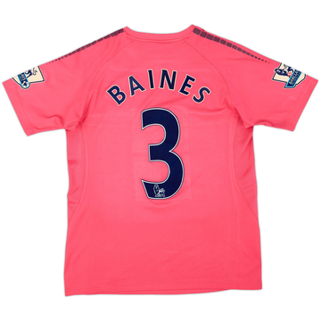 2010-11 Everton Away Shirt Baines #3 - 6/10 - (M)