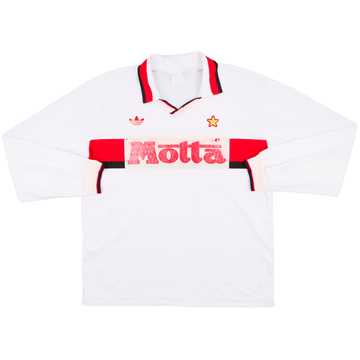 1992-93 AC Milan Away L/S Shirt - 5/10 - (L)