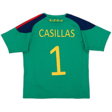 2009-11 Spain GK Shirt Casillas #1 - 9/10 - (S.Boys)