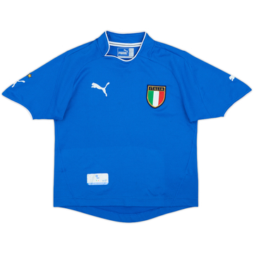 2003-04 Italy Home Shirt - 9/10 - (L.Boys)