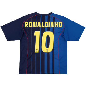 2004-05 Barcelona Basic Away Shirt Ronaldinho #10 - 7/10 - (L)