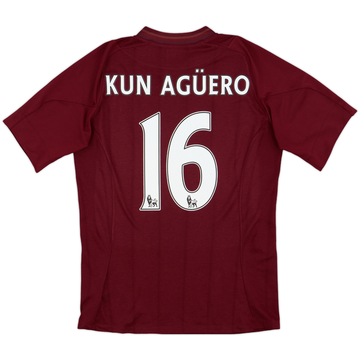 2012-13 Manchester City Away Shirt Kun Aguero #16 - 6/10 - (M)