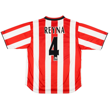 2000-02 Sunderland Home Shirt Reyna #4 - 7/10 - (L)