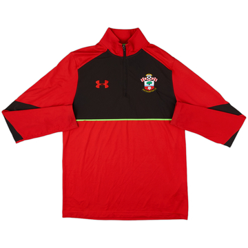 2018-19 Southampton Under Armour 1/4 Zip Sweat Top - 9/10 - (M)