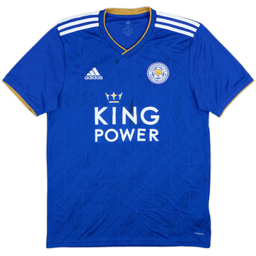 2018-19 Leicester Signed Home Shirt - 7/10 - (M)