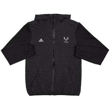 2018-19 Messi adidas Zipped Hooded Sweat Top - 9/10 - (XL.Boys)