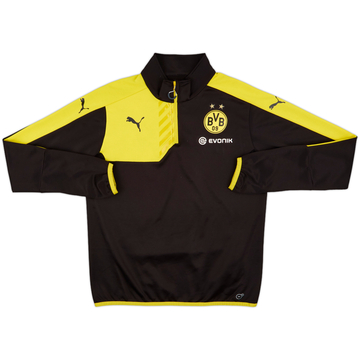 2015-16 Borussia Dortmund Puma 1/4 Zip Training Top - 8/10 - (L)