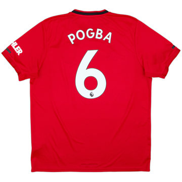 2019-20 Manchester United Home Shirt Pogba #6 - 8/10 - (XL)