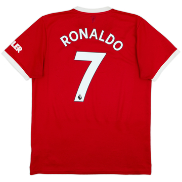2021-22 Manchester United Home Shirt Ronaldo #7 - 5/10 - (L)