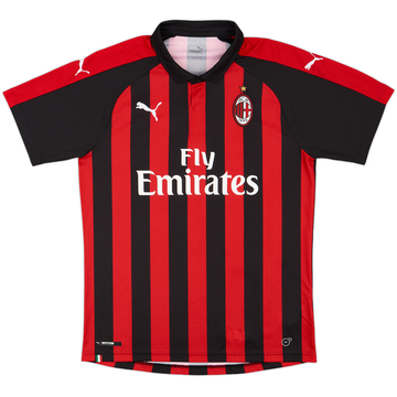 2018-19 AC Milan Home Shirt - 10/10 - (L)