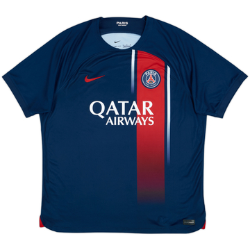 2023-24 Paris Saint-Germain Home Shirt - 10/10 - (XL)