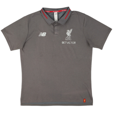 2018-19 Liverpool New Balance Polo Shirt - 6/10 - (M)