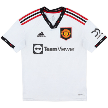 2022-23 Manchester United Away Shirt - 5/10 - (L.Boys)