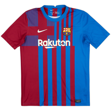 2021-22 Barcelona Home Shirt - 5/10 - (XL.Boys)
