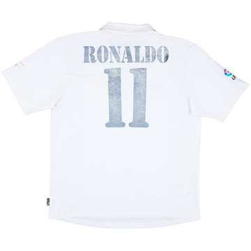 2002-03 Real Madrid Centenary Home Shirt Ronaldo #11 - 4/10 - (XL)