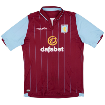 2014-15 Aston Villa Home Shirt - 4/10 - (XL)
