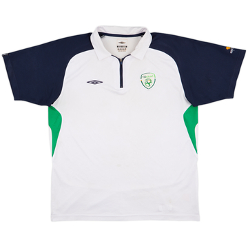 2008-09 Ireland Umbro 1/4 Zip Polo Shirt - 6/10 - (L)