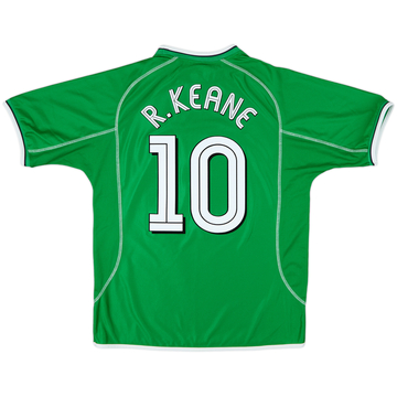 2002-03 Ireland Home Shirt R.Keane #10 - 10/10 - (L)