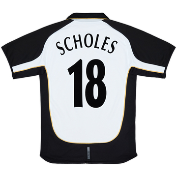 2001-02 Manchester United Centenary Away/Third Shirt Scholes #18 - 5/10 - (S)
