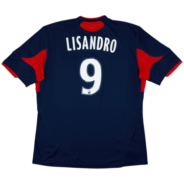 2010-11 Lyon Player Issue Third Shirt Lisandro #9 - 8/10 - (XXL)