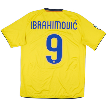 2008-10 Barcelona Away Shirt Ibrahimovic #9 - 7/10 - (M)