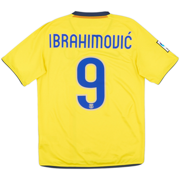 2008-10 Barcelona Away Shirt Ibrahimovic #9 - 8/10 - (S)