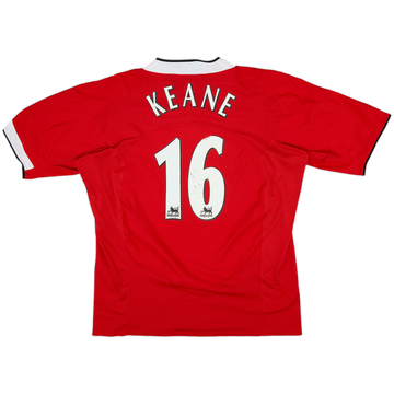 2004-06 Manchester United Home Shirt Keane #16 - 6/10 - (XL)