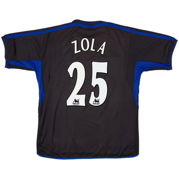 2002-04 Chelsea Away Shirt Zola #25 - 7/10 - (XL)