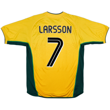 2002-03 Celtic Away Shirt Larsson #7 - 7/10 - (M)