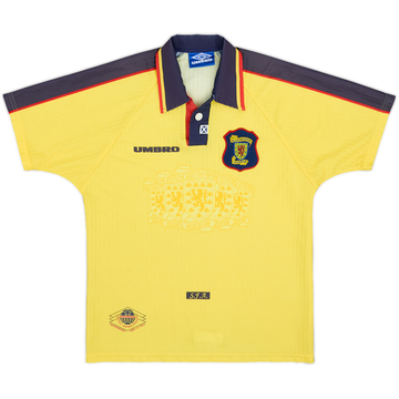 1996-99 Scotland Away Shirt - 9/10 - (L.Boys)