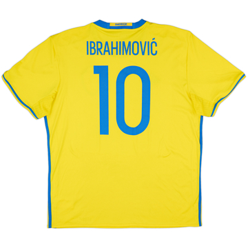 2016-17 Sweden Home Shirt Ibrahimovic #10 - 6/10 - (XL)