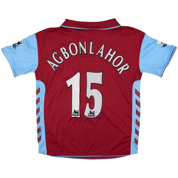 2006-07 Aston Villa Home Shirt Agbonlahor #15 - 6/10 - (S)