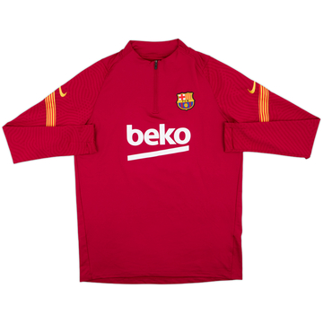 2020-21 Barcelona Nike 1/4 Zip Drill Top - 10/10 - (L)