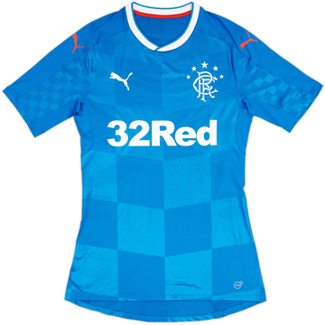 2016-18 Rangers Player Issue ACTV Fit Home Shirt - 8/10 - (L)