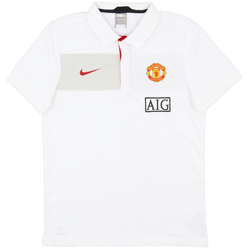 2009-10 Manchester United Nike Polo Shirt - 7/10 - (M)