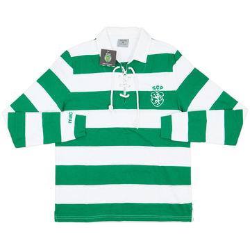 2015-16 Sporting CP Macron Rugby Polo L/S Shirt (M)