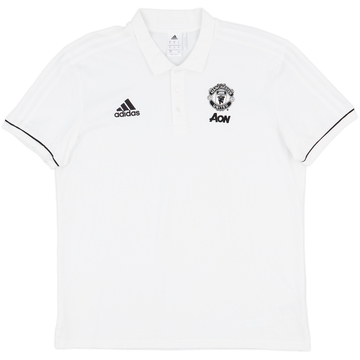 2017-18 Manchester United adidas Polo Shirt - 8/10 - (XL)