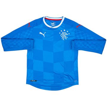 2016-18 Rangers Home L/S Shirt #11 - 10/10 - (L.Boys)