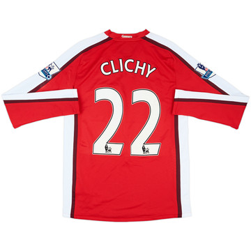 2008-10 Arsenal Home L/S Shirt Clichy #22 - 10/10 - (S)
